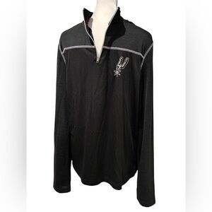 Black Long Sleeve Quarter-Zip Pullover